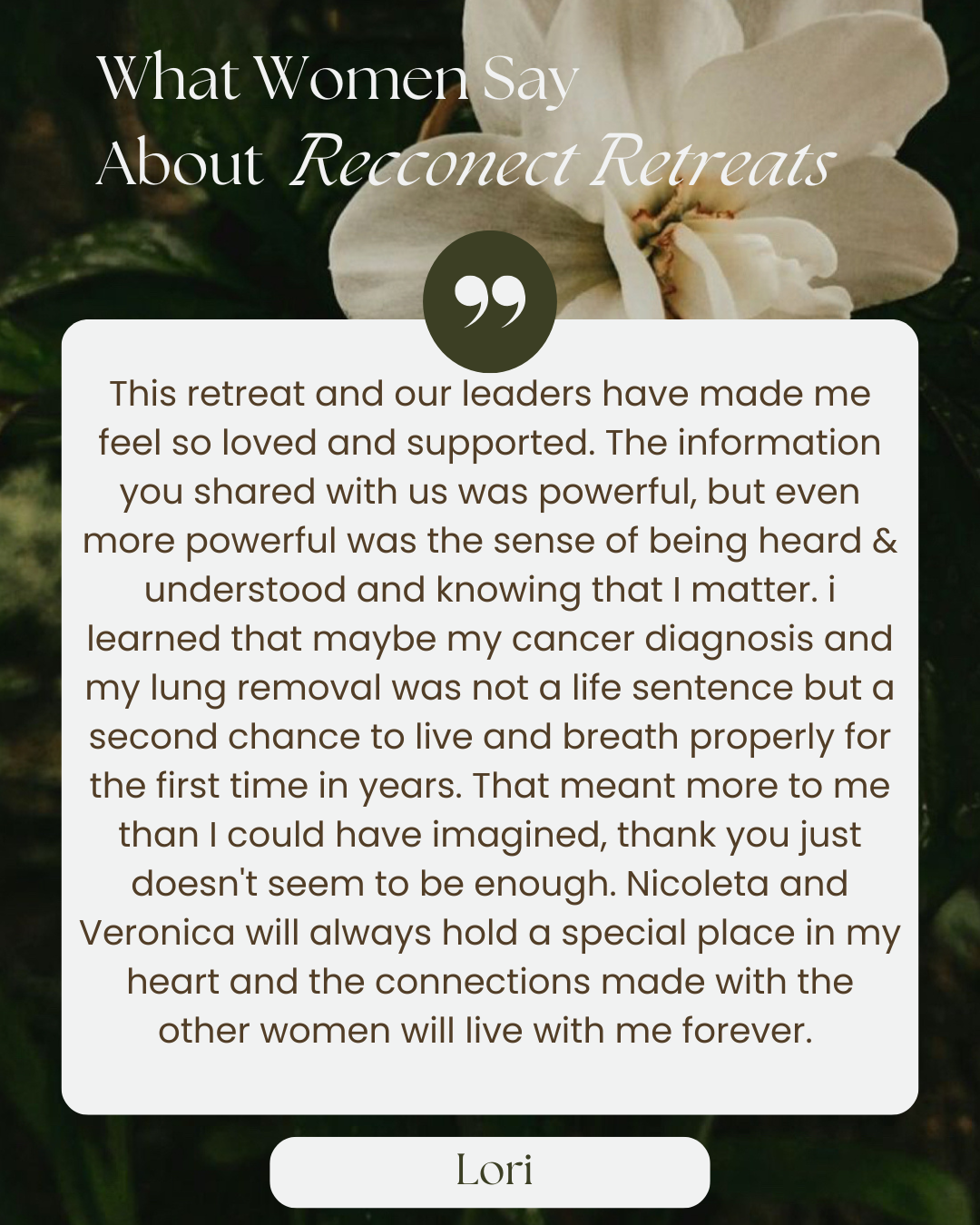 Reconnect Retreats